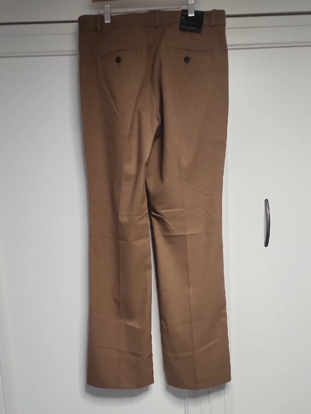 Womens Camel Dress Pants - Logan Fit